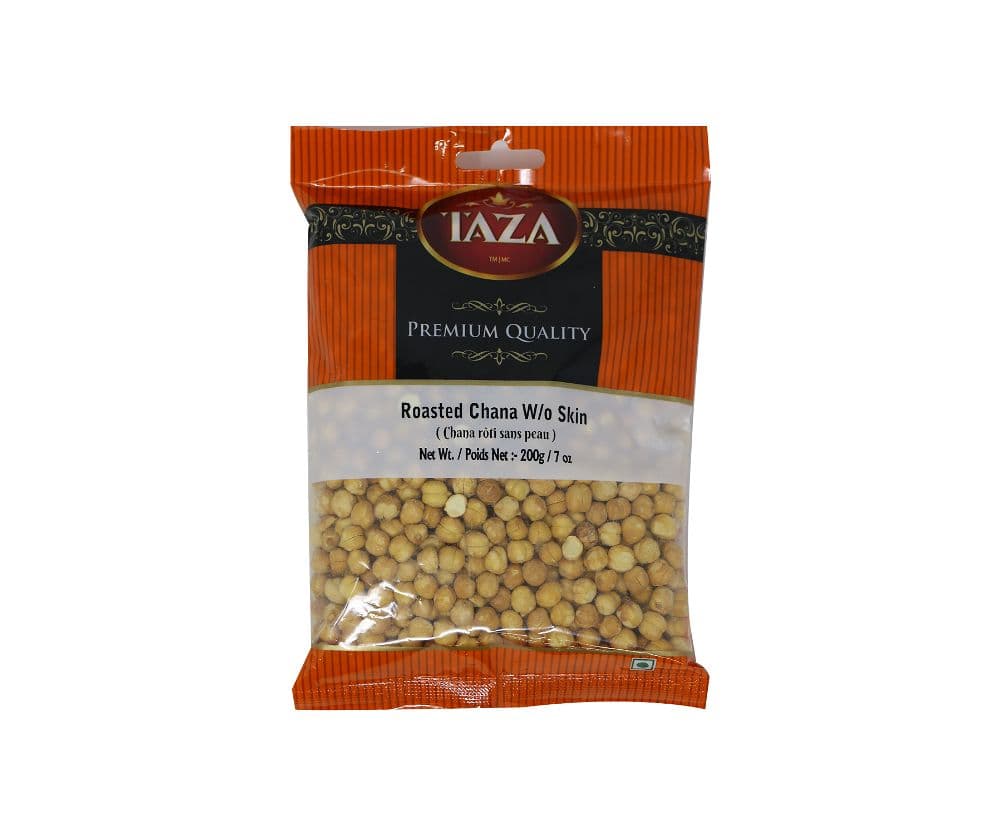 TAZA Roasted Chana WithOut Skin (Pouch) 200Gm