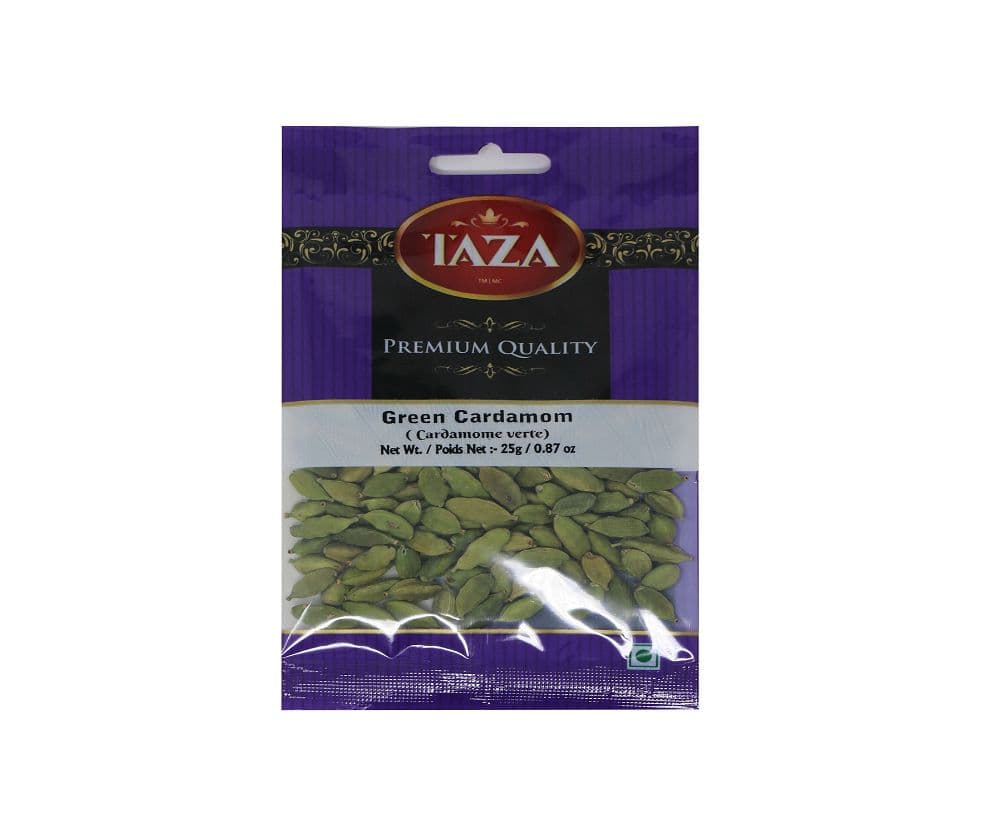TAZA Green Cardamom 7.5mm (Pouch) 25Gm