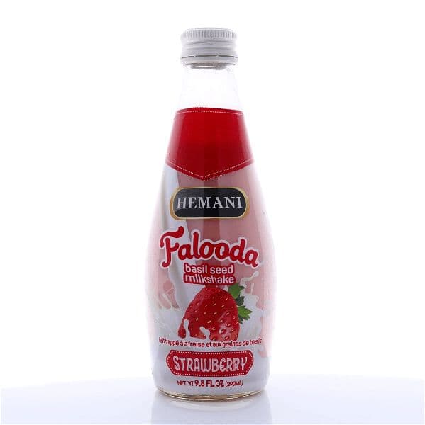 Hemani Falooda Drink With Strawberry With Basil Seed
