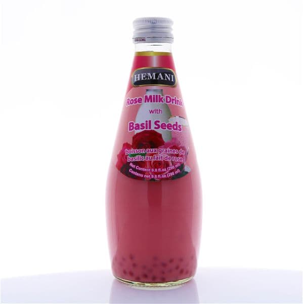Hemani Falooda Drink With Rose With Basil Seed