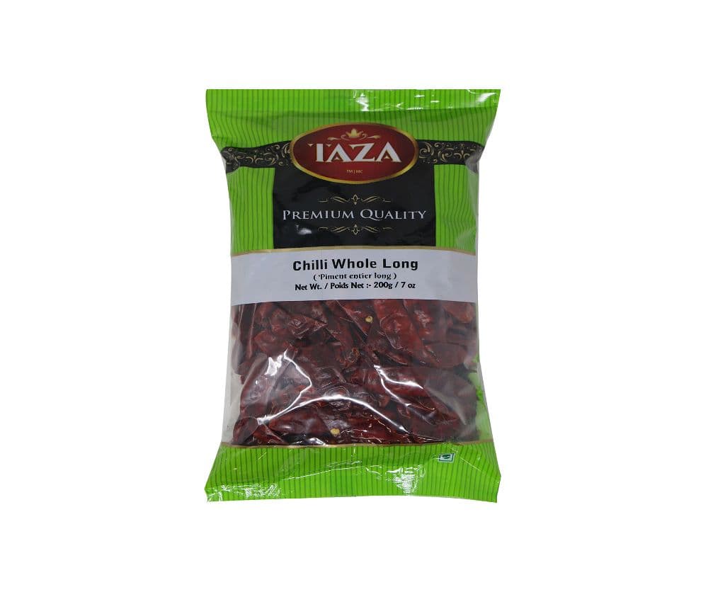 TAZA Chilli Whole Long (Pouch) 200Gm