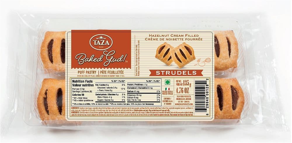 Taza Strudel With Hazelnut Cream Filling
